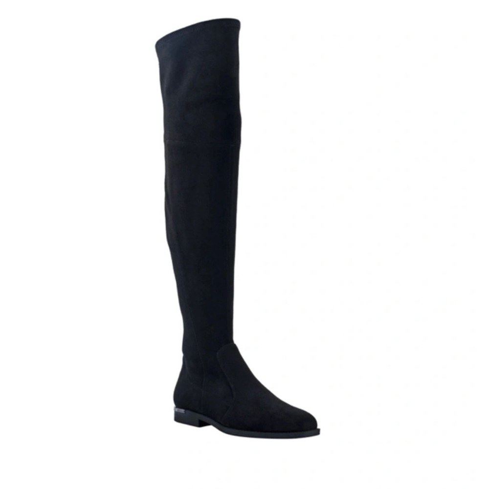Marc fisher suede over knee boots flat